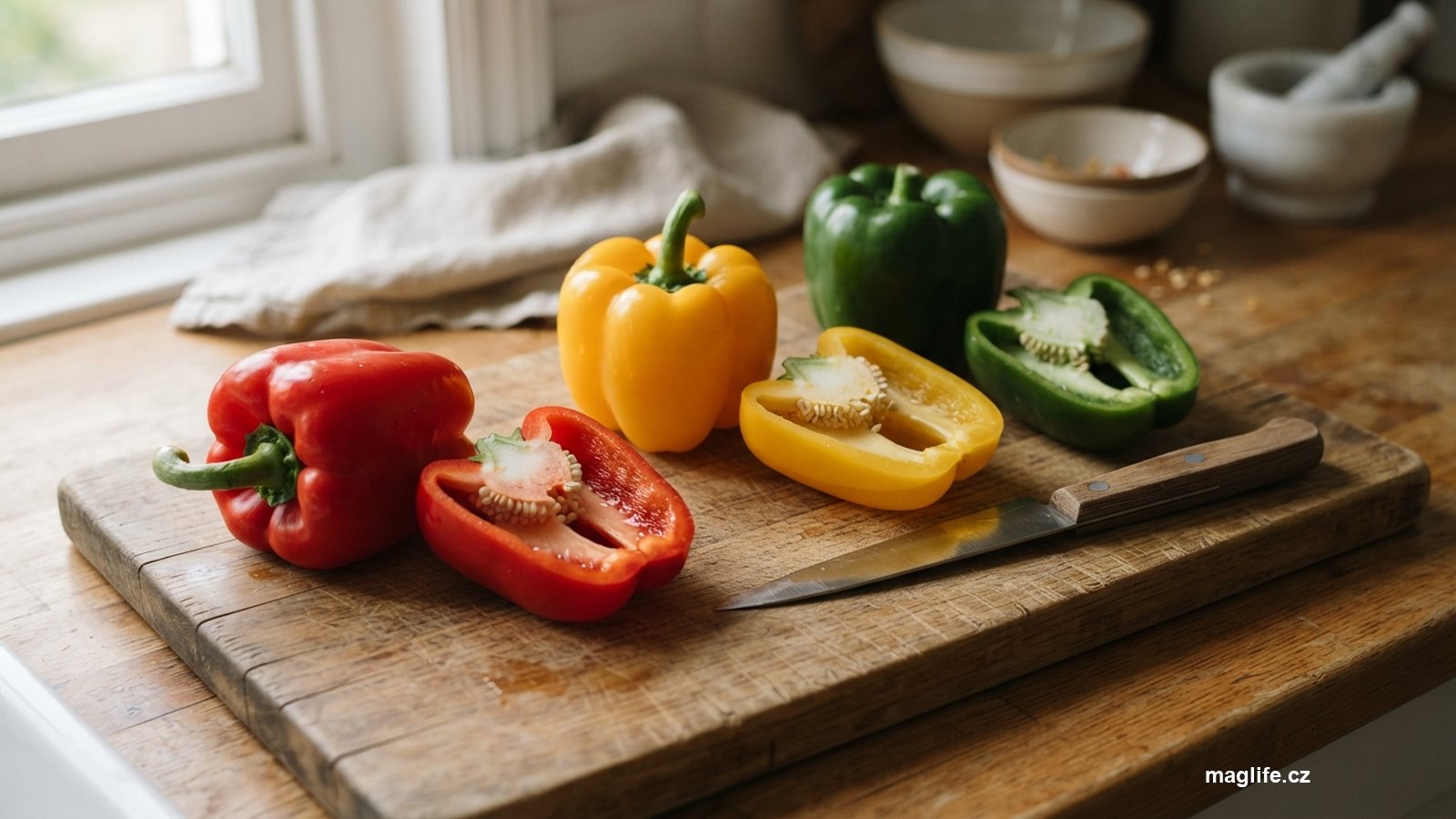 Paprika: čerstvá, pečená i sušená