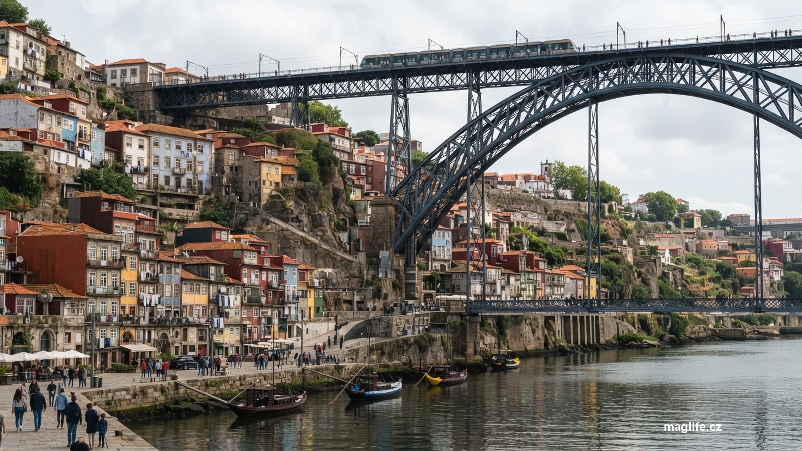 Porto: strmé město nad řekou Douro